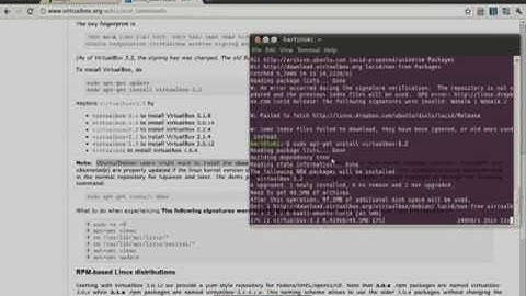 Installatie VirtualBox onder Ubuntu 10.04