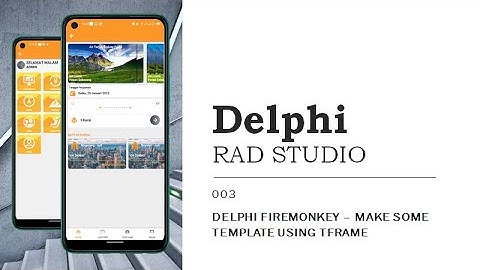 003 - Make Some Template Using TFrame (English Version)