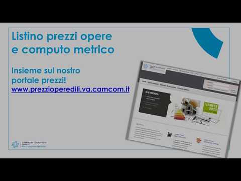 Computo metrico - Portale Prezzi Camera di Commercio di Varese
