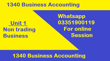 1340 business accounting AIOU Guess || 1340 business accounting AIOU Lectures2 || 1340 aiou guess