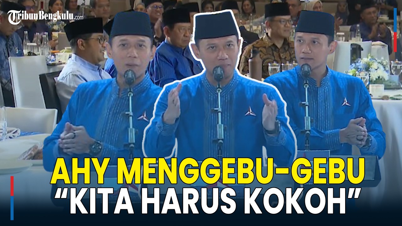 AHY Tegaskan Demokrat Siap Bangkit di Usia 25 Tahun : Bukan Lagi Duduk Paling Ujung di Parlemen