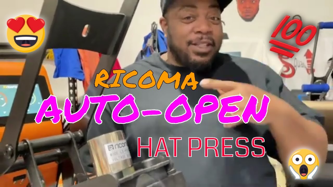 WALAPress Auto Open Cap Hat Heat Press
