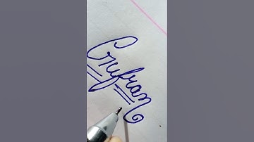 Name Gufran Guys plz subscribe to my channel #cursive #videos #shorts