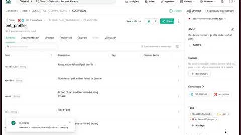 Subscription and Notifications - User updates existing subscription
