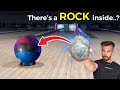 I built a Bowling Ball with a ROCK CORE