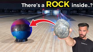 I built a Bowling Ball with a ROCK CORE