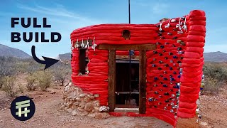 AFFORDABLE HOUSING: Building An Earth Bag Home On A Budget! | Hyper Adobe Documentary Timelapse