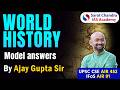 How to Write High-Scoring World History Answers | UPSC GS-1 | Ajay Sir | Sarat Chandra IAS Academy