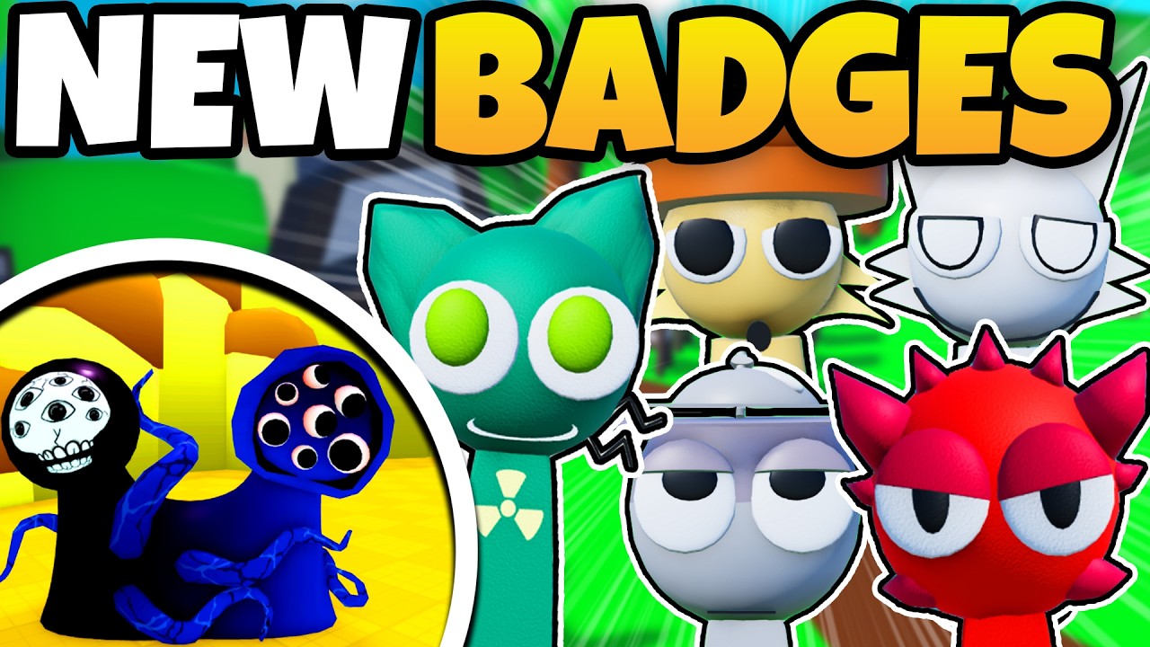 Мы получаем 5 НОВЫХ ЗНАЧКОВ и ГИБРИДНЫЙ МОРФ! | Обновление 3D Sprunki RP и анимаций!