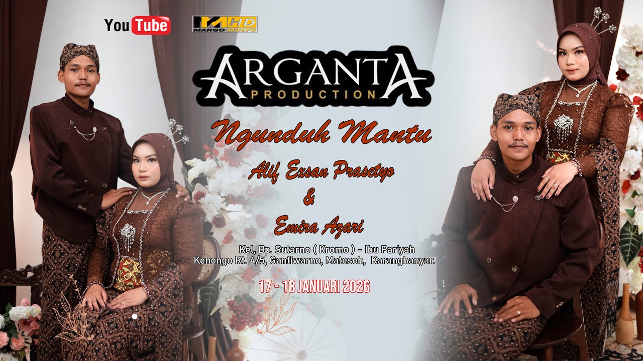 LIVE ARGANTA /KROMO GARENG MULYO DUWE GAWE/KENONGO 17 - 18 JANUARI 2026