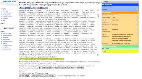 Demo of Semantic MediaWiki with the Halo Extension