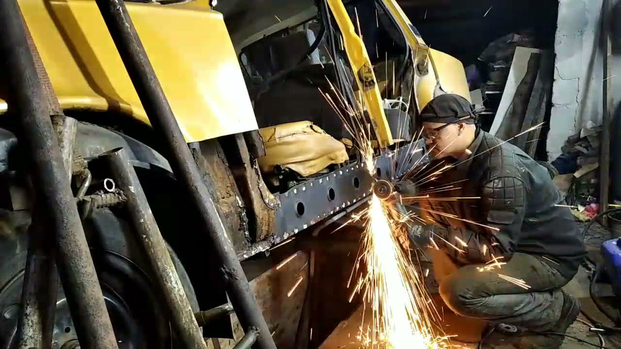 ЗАМЕНА ПОРОГА ВАЗ 21013 - YouTube