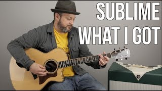 Video thumbnail of "How to Play "What I Got" by Sublime on Guitar"