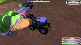 Loading Bales on Wellbrook at Night