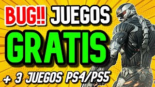 ✅🔥BUG PS4 JUEGOS ¿GRATIS? + 3 JUEGOS GRATIS PS PLUS JULIO CONFIRMADOS + 15 REGALOS PS4/PS5🔥✅