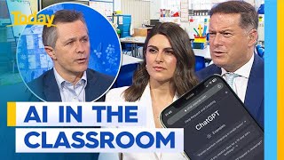 ‘Playing catchup’: Minister’s concern as teachers use AI to teach students | Today Show Australia