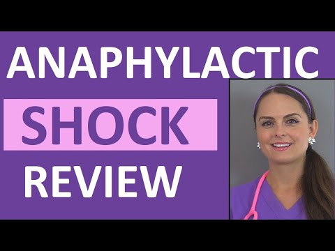 Anafylaktisk shock (anafylaksi) behandling, sygeplejeinterventioner, symptomer NCLEX