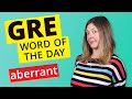 GRE Vocab Word of the Day: Aberrant | GRE Vocabulary