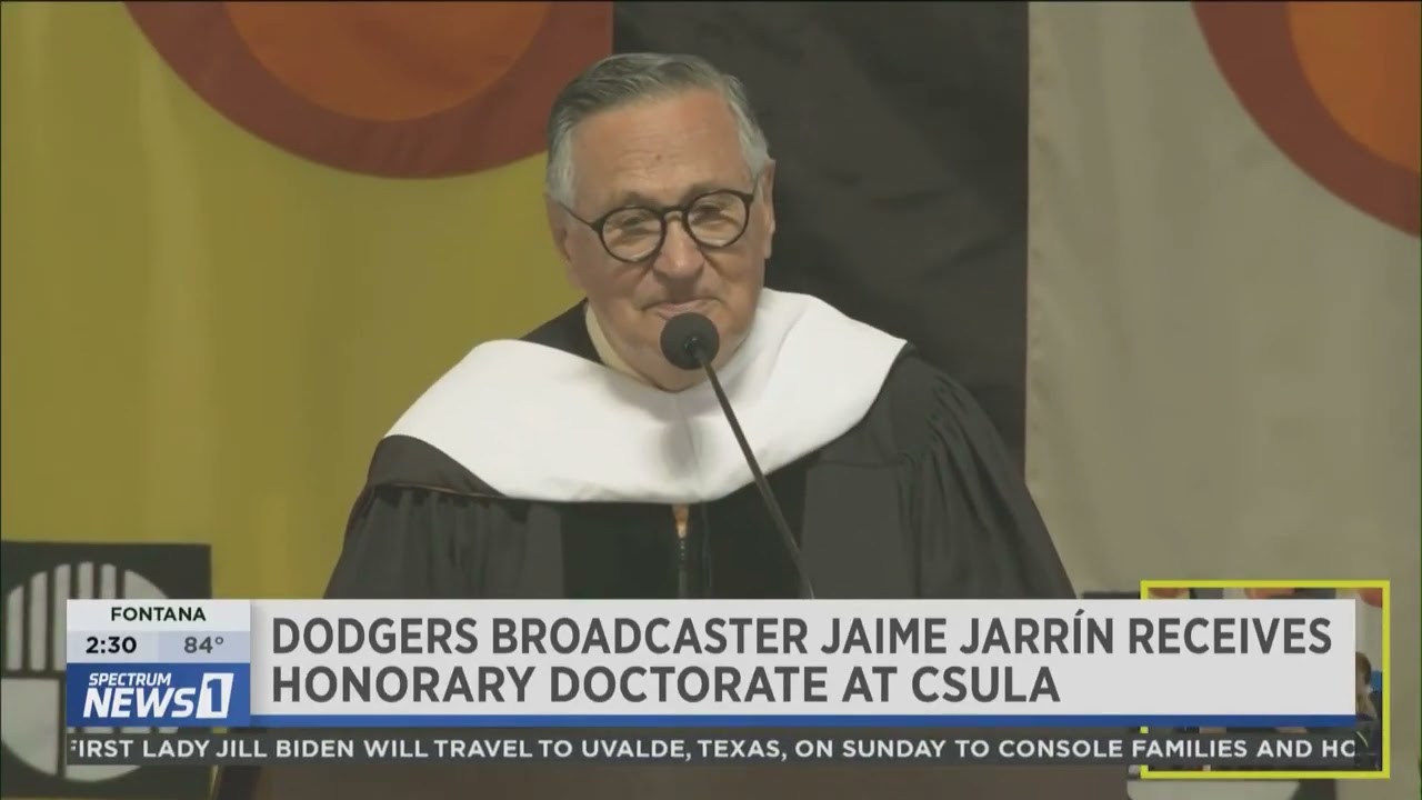 Dodgers Broadcaster Jaime Jarrín Receives Honorary Doctorate at Cal State LA