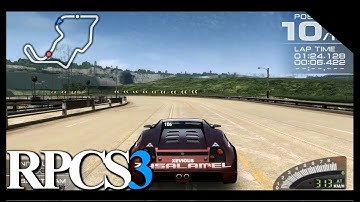PS3 Emulator-RPCS3-LLVM-Vulkan | Ridge Racer 7-Demo | #1 | 4K UpScale