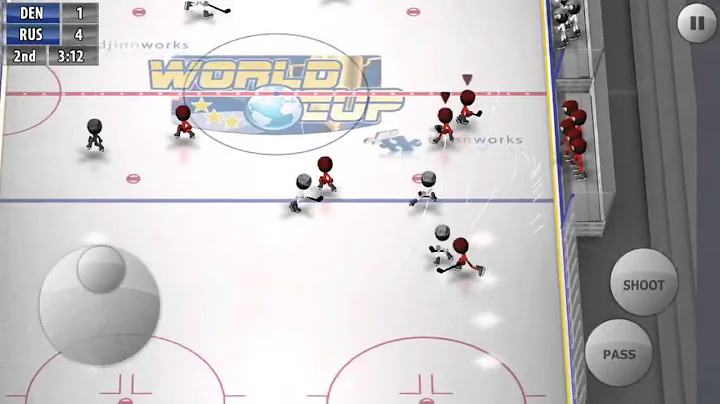 Stickman Ice Hockey -  Russia 5 /  Denmark 1