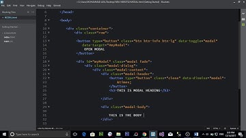 CREATING MODAL (POP UP MESSAGE) USING BOOTSTRAP (URDU / HINDI)