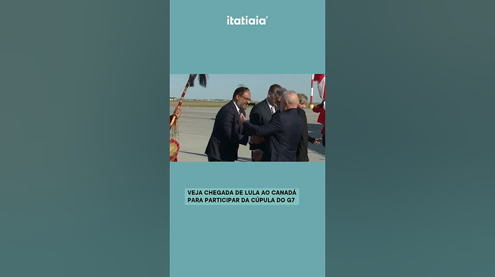 VEJA CHEGADA DE LULA AO CANADÁ PARA PARTICIPAR DA CÚPULA DO G7