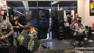 Jerome from Martin Barber shop take over