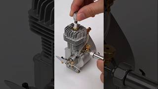 The details on this mini RC engine are insane! 🤯 #shorts #rcplanes #miniengine