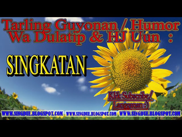 Tembang Guyonan HUMOR DAN LAGU Singkatan Wa Kolor u0026 Hj Uun Kurniasih class=