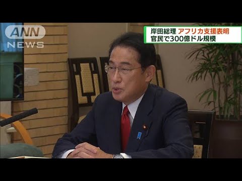 岸田総理がアフリカ支援表明  官民で300億ドル規模