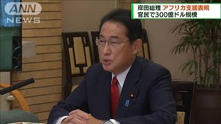 岸田総理がアフリカ支援表明　官民で300億ドル規模(2022年8月28日)