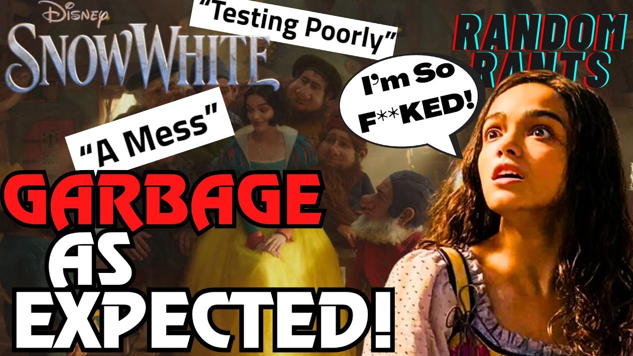 Another WOKE DISASTER! Rachel Zegler's Live Action Snow White Film Tests POORLY! Disney Is DONE!