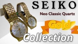 SEIKO SUR296P1 and SUR646P1 NEO CLASSIC QUARTZ COUPLE - YouTube