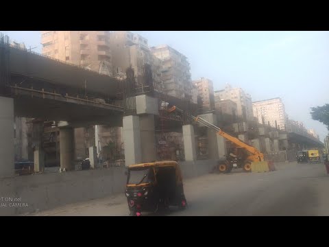 خبر حلو صب سور خرساني حول المحطة لتحديد حدودها و صب الأعمدة الصغيرة التي ستحمل السلالم المترو