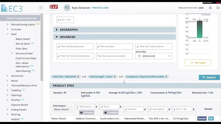 Learn About Embodied Carbon Modeling and The EC3 Tool: Part 1