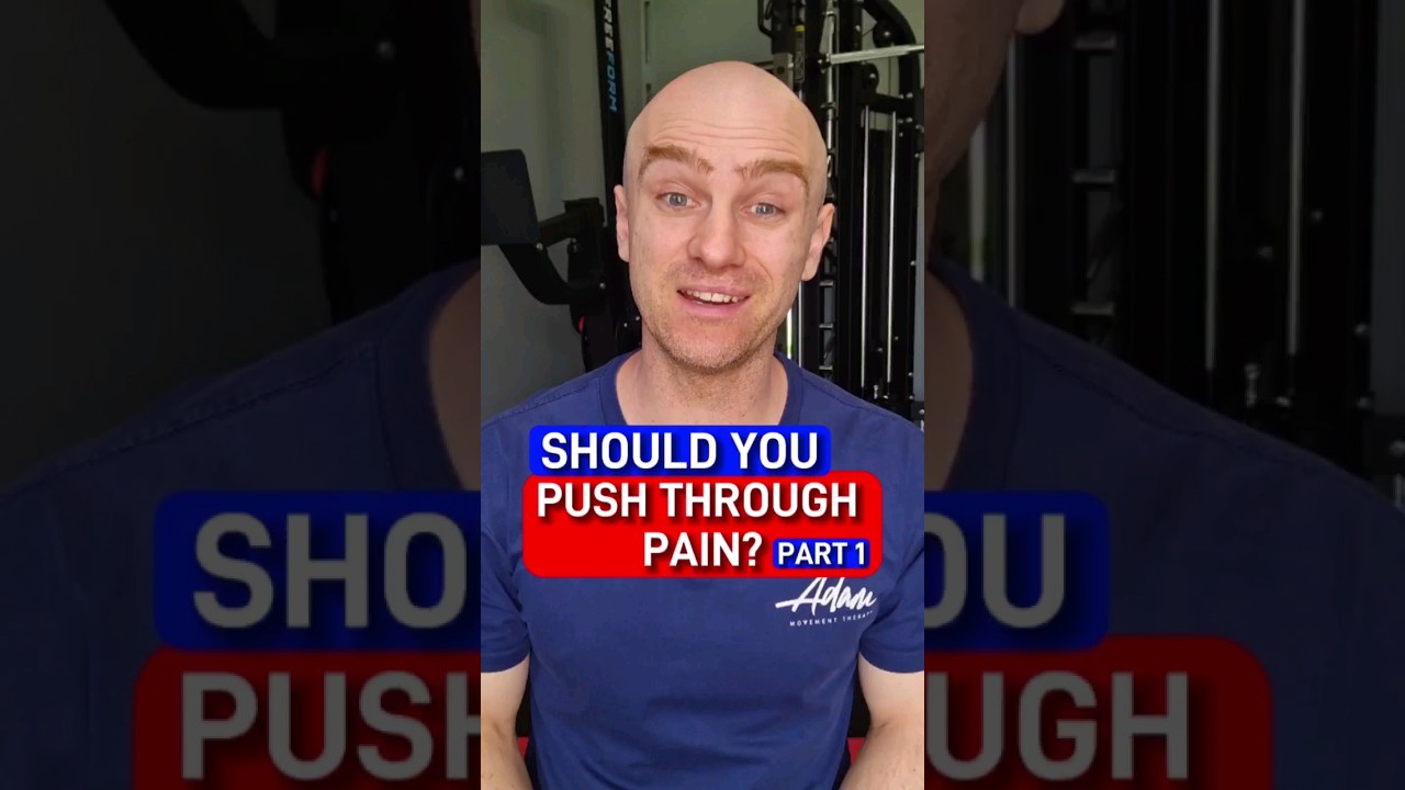 Should you push through pain? part 1