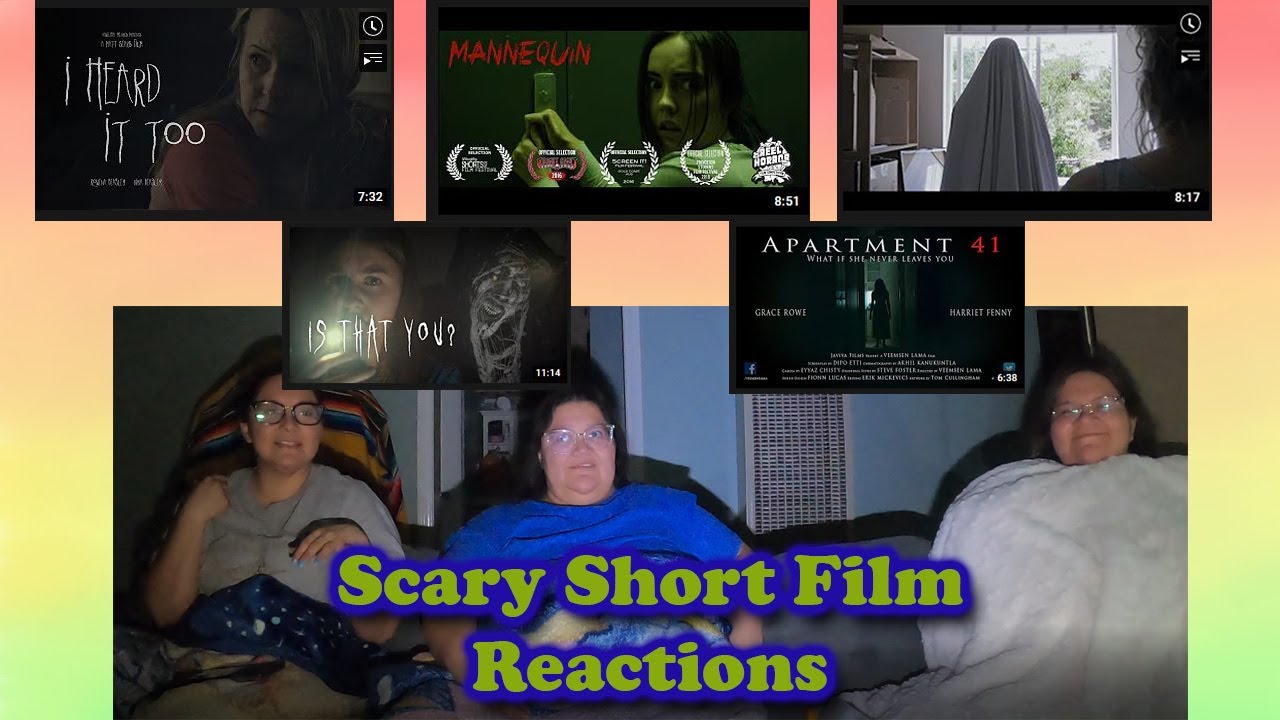 Reacting to 5 Scary Horror Short Films - YouTube
