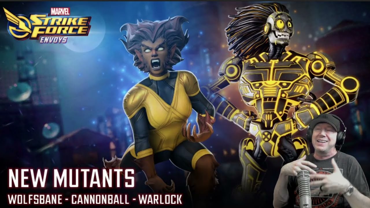 FULL KITS - WOLFSBANE - CANNONBALL - WARLOCK - MARVEL Strike Force