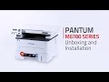 Pantum 3in1 m6700 series laser printer unboxing cartridge installation and driver installation