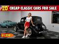 20 Cheap Classic Cars For Sale by Owner today