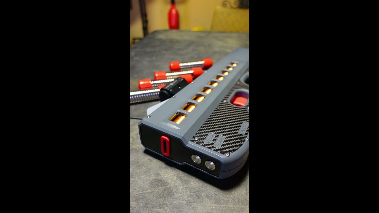 CA 09 Coil Accelerator INSANE NEW Self Defense TESLA COIL GUN Mini GAUSS RIFLE Shorts