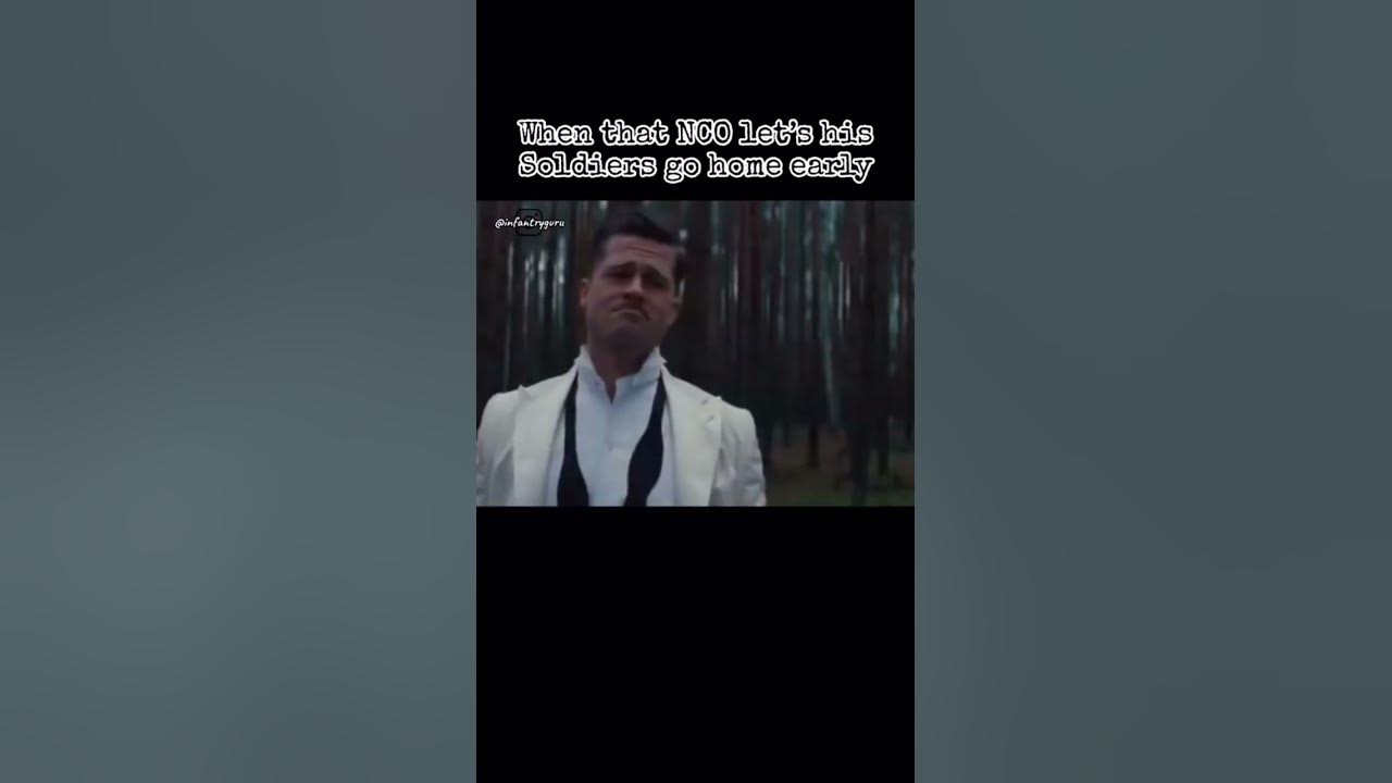 I Ve Been Chewed Out Before I’ve been chewed out before #military #militaryhumor #bradpitt - YouTube