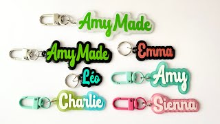 DIY Plastic Custom Name Keychains with the Cricut Machine | Shrink Plastic | Vinyl screenshot 4