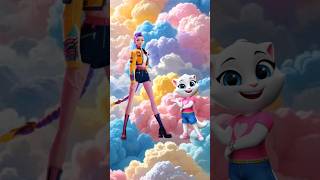 KPOP DEMON HUNTERS EDIT BY MY TALKING ANGELA 2 #kpopdemonhunters #mytalkingangela2 #shorts #trending