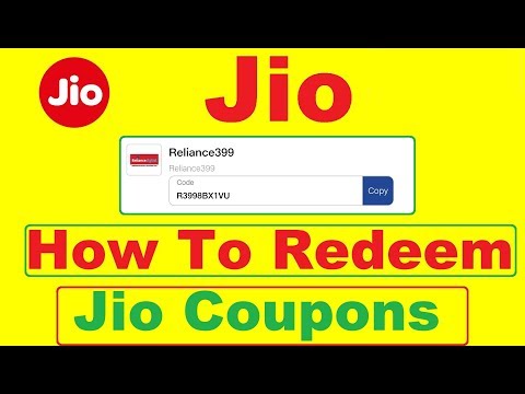 How to use Jio Coupons For 100% Cashback Offer | Redeem Jio Coupon 100% Cashback Offer