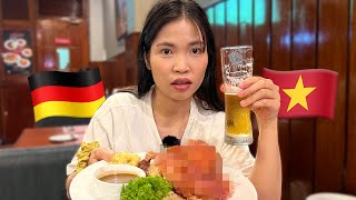 ich teste Deutsches Essen in Vietnam  (ist anders ...)