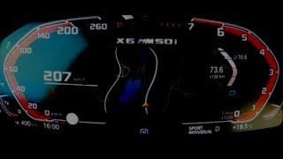 2020 BMW X6 M50i G06 530 HP Acceleration 0-200 km/h