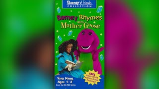 Barney Rhymes with Mother Goose (1992) - 1993 VHS