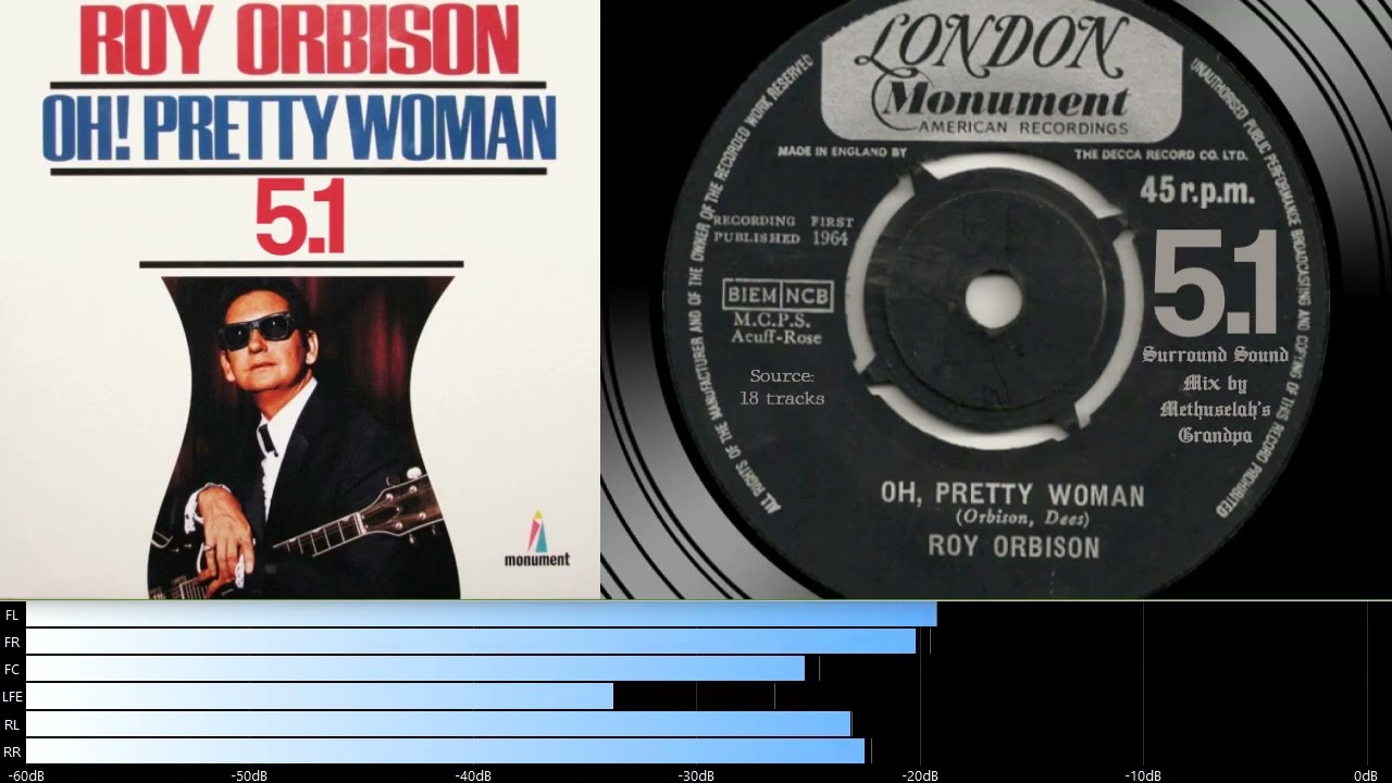 Roy Orbison - Oh, Pretty Woman (5.1 surround sound mix)